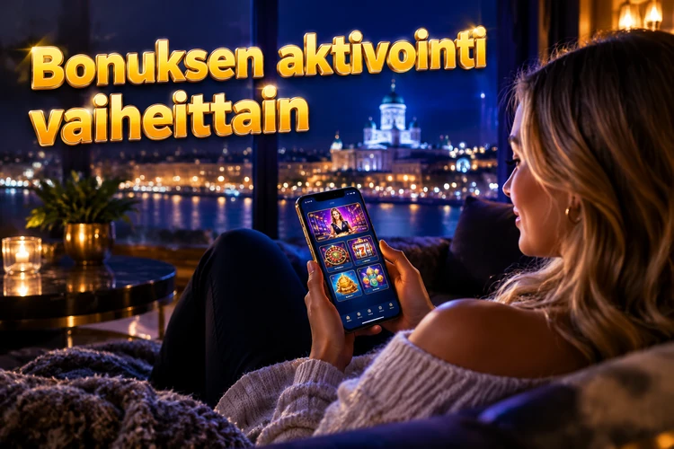 Bonuksen aktivointi vaiheittain